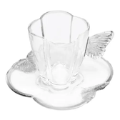 Imagem da oferta Conjunto 4 Xícaras Chá Pires Wolff 180ml Cristal 21444