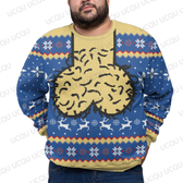 Imagem da oferta Suéter de Natal Feio 2026 Novo e Mais Vendido Camiseta de Manga Comprida com Estampa de Frango para Homens e Mulheres