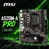 Imagem da oferta Placa-mãe Msi A520m-a Pro Am4 Matx Ddr4 Hdmi Dvi M.2