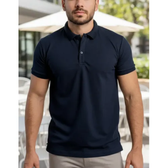 Imagem da oferta Camiseta Polo Lisa Masculina Piquet Diversas Cores Verão