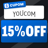 Imagem da oferta 15% OFF em compras acima de R$ 279 no app na Youcom com cupom