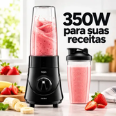 Imagem da oferta Liquidificador Portátil Daily Blend Elgin 350w 750ml Preto