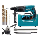 Imagem da oferta Martelete Combinado Makita Sds Hr2470 800w + Kit Ferramentas