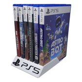 Imagem da oferta Suporte Organizador Para 6 Jogos Do Ps5 Playstation 5 Cor Branco