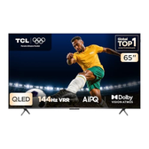 Imagem da oferta Smart TV TCL 65 Polegadas QLED 4K P8K WiFi Bluetooth Google TV 144Hz HDR10+ Dolby Atmos Vision 65P8K