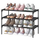 Imagem da oferta SONGMICS Sapateira de 3 níveis organizador de sapatos corredor economia de espaço 29,7 x 62,3 x 53,5 cm estrutura