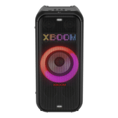 Imagem da oferta Caixa de som Bluetooth LG XBOOM 250W RMS, 20 horas de bateria, IPX4, Iluminação de Festa e Visor de Pixel LED - XL7T