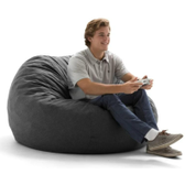 Imagem da oferta Capa de Puff Gigante 2 em 1 Redondo Gigante de Chão 1.00x50 sem Enchimento Suede