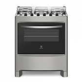 Imagem da oferta Fogão de Piso Electrolux Inox com 5 Queimadores Robustos e Vidro Interno Removível - 76LSU