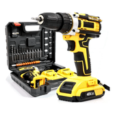 Imagem da oferta Parafusadeira Furadeira 48v Profissional 2 Baterias Sem Fio Cor Amarelo