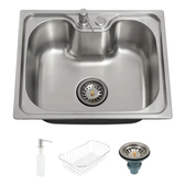 Imagem da oferta Cuba Gourmet Para Cozinha Aço Inox 201 50x40cm Nawa Prata