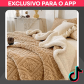 Imagem da oferta Cobertor Manta Casal Dupla Face Sherpa 1,90x2,10 Super Macio