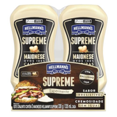 Imagem da oferta Pack Maionese Hellmann's Supreme Squeeze 330g 2 unidades (Embalagem pode variar)