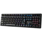 Imagem da oferta Teclado Gamer Mecânico Xtrike Me GK-916 Rainbow Switch Blue ANSI Black