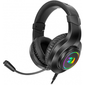 Imagem da oferta Headset Gamer Redragon Hylas Preto RGB H260RGB, Único