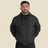 Imagem da oferta Jaqueta Corta Vento Liso Unissex Esportivo Capuz E Bolsos
