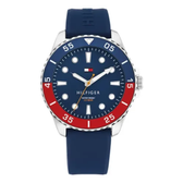Imagem da oferta Relógio Tommy Hilfiger Masculino Borracha Azul 1792200