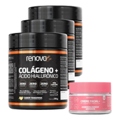 Imagem da oferta Kit 3x Colágeno Verisol Ácido Hialurônico Biotina Renova Be