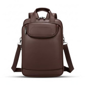 Imagem da oferta Mochila Couro Reforçada Executiva Grande Mochila Para Notebook Trabalho Viagem Escola Com Cabo De Aço Impermeável (marrom)