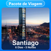 Imagem da oferta Pacote de Viagem para Santiago: Hotel + Passagem Aérea (6 Dias e 5 Noites)