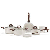 Imagem da oferta Brinox - Jogo de Panelas Antiaderente Ceramic Life 6 Peças Smart Plus - Vanilla