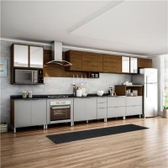 Imagem da oferta Cozinha Bartira Rubi (ex-Izabel) com 13 Portas e 7 Gavetas - Grapia/Platinum