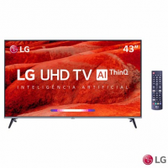 Imagem da oferta Smart TV LED 43” 4K LG 43UM7510PSB WebOS 4.5 HDR Ativo e Wi-Fi