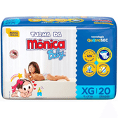 Imagem da oferta Fralda Turma da Mônica Baby Jumbo XG 20 Unidades