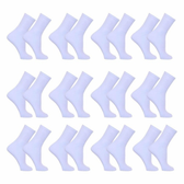 Imagem da oferta Meia Masculina Kit 12 Pares Cano Alto Longo Sport Algodão