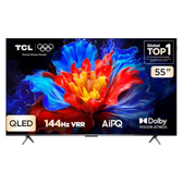 Imagem da oferta Smart TV TCL 55 Polegadas QLED 4K P8K WiFi Bluetooth Google TV 144Hz HDR10+ Dolby Atmos Vision 55P8K