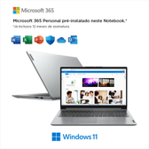 Imagem da oferta Notebook Lenovo Ideapad 1i Celeron Office 365 4gb 128gb W11