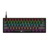 Imagem da oferta Teclado Mecanico R8 1037, Rgb, Abnt2, Switch Azul, Preto, R8-1037-Rbw-Abnt2