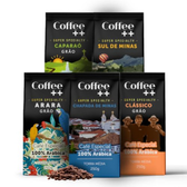 Imagem da oferta Kit 5 Pacotes Café Especial em Grãos Coffee++ (5x250g)