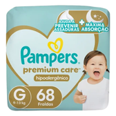 Imagem da oferta Fralda Pampers Premium Care G 68 unidades