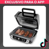 Imagem da oferta Fritadeira Elétrica Air Fryer WAP Barbecue 220V c Painel Digital e 12 Funções