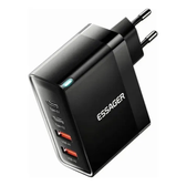 Imagem da oferta Carregador Gan Essager 100w 4 Portas 2 Usb-c 2 Usb-a Bivolt Preto
