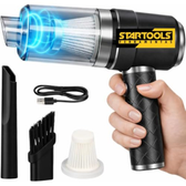 Imagem da oferta Aspirador Portátil Sem Fio 3 em 1 USB – Aspirador de Pó Manual Sucção Potente com Função Soprador, Filtro Lavável, Ideal para Carro, Casa, Es