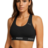 Imagem da oferta Top Sem Costura - Puma - Tam P - Preto