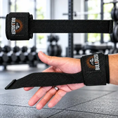 Imagem da oferta Strap Com Munhequeira Musculação Velcro Ajustável Grip Par