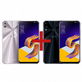 Imagem da oferta Smartphones Asus ZenFone 5Z 6GB/128GB Prata + ZenFone 5Z 4GB/64GB Preto