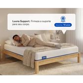 Imagem da oferta Colchão Casal Luuna Support Espuma Firme 10 Anos de Garantia 18cm Ortopédico com Suporte à coluna
