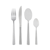 Imagem da oferta Faqueiro 16 Peças Aço Inox Santorini Lyor Prata - Jogo de Talheres Completo para 4 Pessoas