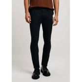 Imagem da oferta Calça Básica Masculina Skinny Em Sarja Com Elastano - Preto