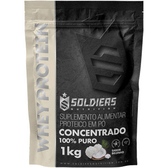Imagem da oferta Whey Protein Concentrado 1kg - Beijinho - 100% Importado - Soldiers Nutrition