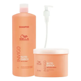 Imagem da oferta Wella Professionals Invigo Nutri Enrich Kit Shampoo 1000ml + Máscara 500ml