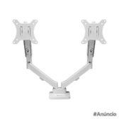 Imagem da oferta Suporte Articulado Para 2 Monitores 13 a 32 Pistão a Gás Zinnia Nimbo 210 Branco
