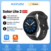 Imagem da oferta HAYLOU Solar Lite 2 Smartwatch 1.43 ''AMOLED Display 24h Monitoramento de Saúde Mais de 150 Modos Esportivos Chamadas de Voz Re
