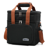 Imagem da oferta Bolsa Termica Marmita Lancheira Grande Alça Ombro Trabalho Academia Passeio Preta