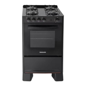 Imagem da oferta Suggar Fogão de Piso a Gás 4 Bocas Cook Glass com Mesa de Vidro Temperado Preto FGVCG410PT Bivolt 56 Litros 24,5 kg