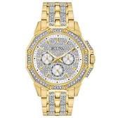 Imagem da oferta Relógio Masculino Bulova 98C126 Swarovski Crystal Pave Pulseira